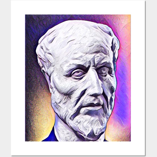 Plotinus Pink Portrait | Plotinus Artwork 7 Wall Art by JustLit